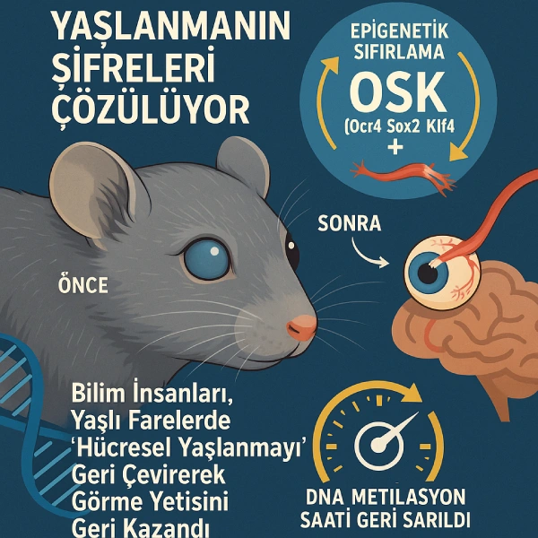 Bilim İnsanları, Yaşlı Farelerde 'Hücresel Yaşlanmayı' Geri Çevirerek Görme Yetisini Geri Kazandı