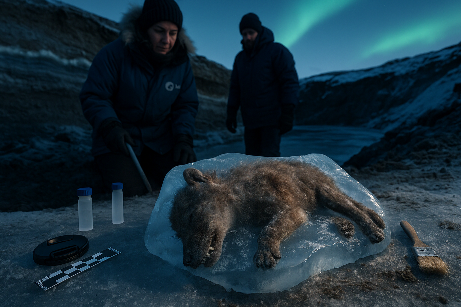Donmuş Kurt Yavrusunun Midesindeki Mamut, Buzul Çağı'na Işık Tutuyor