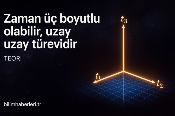 zaman 3 boyutlu olabilir