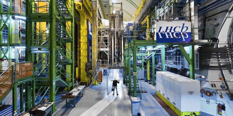 CERN LHCb dedektörünün iç yapısı